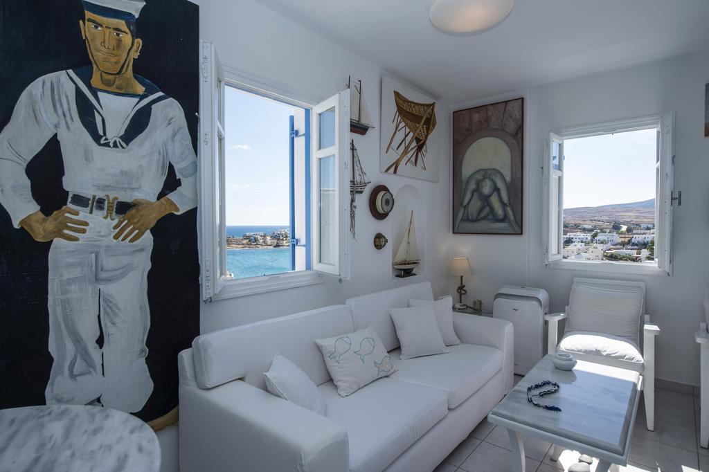 Aiolos Home With Private Veranda And Amazing Sea Views, Paros 피소리바디 외부 사진