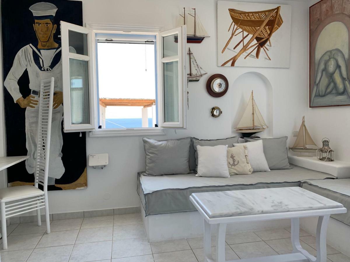 Aiolos Home With Private Veranda And Amazing Sea Views, Paros 피소리바디 외부 사진