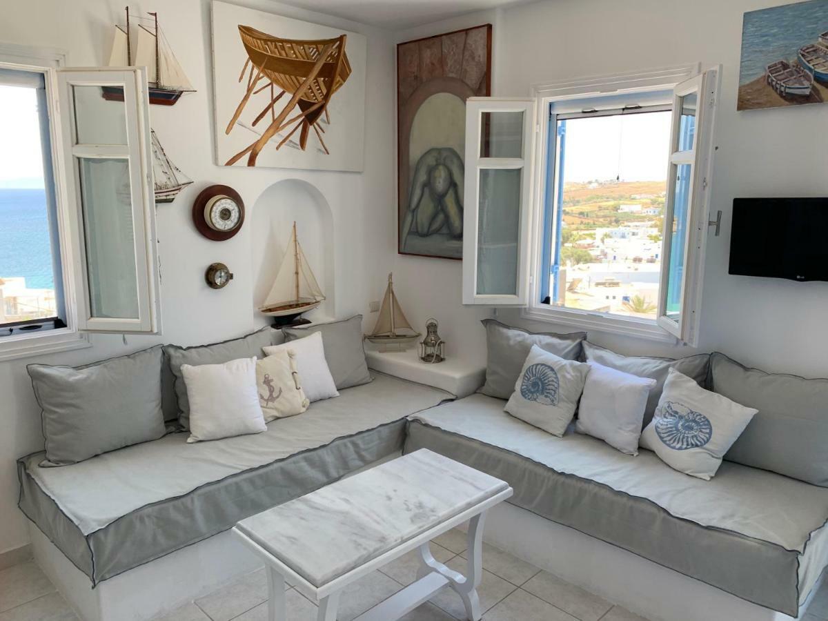 Aiolos Home With Private Veranda And Amazing Sea Views, Paros 피소리바디 외부 사진